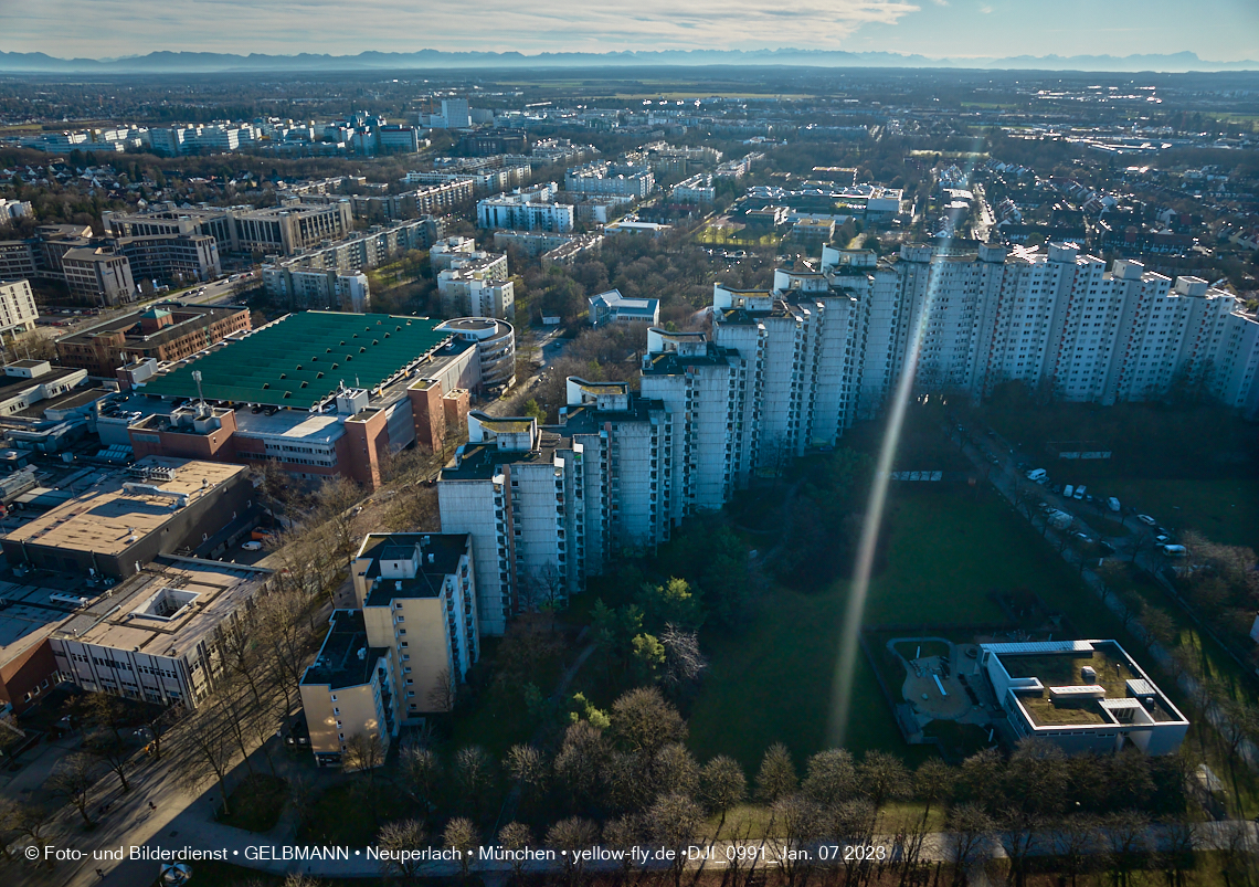 07.01.2023 - Umgebung in Neuperlach